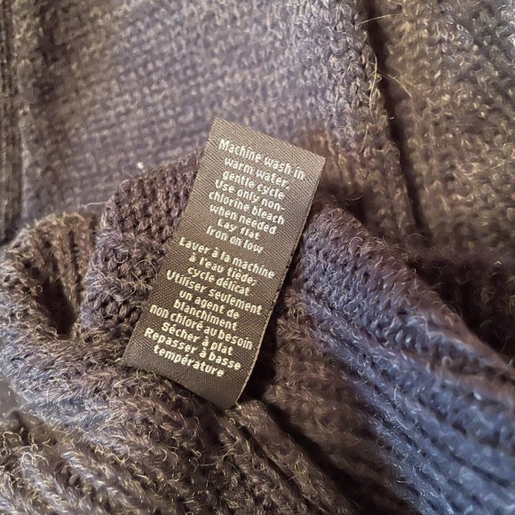 Logan Hill Wool Pullover V-Neck Sz M - Picture 6 of 6